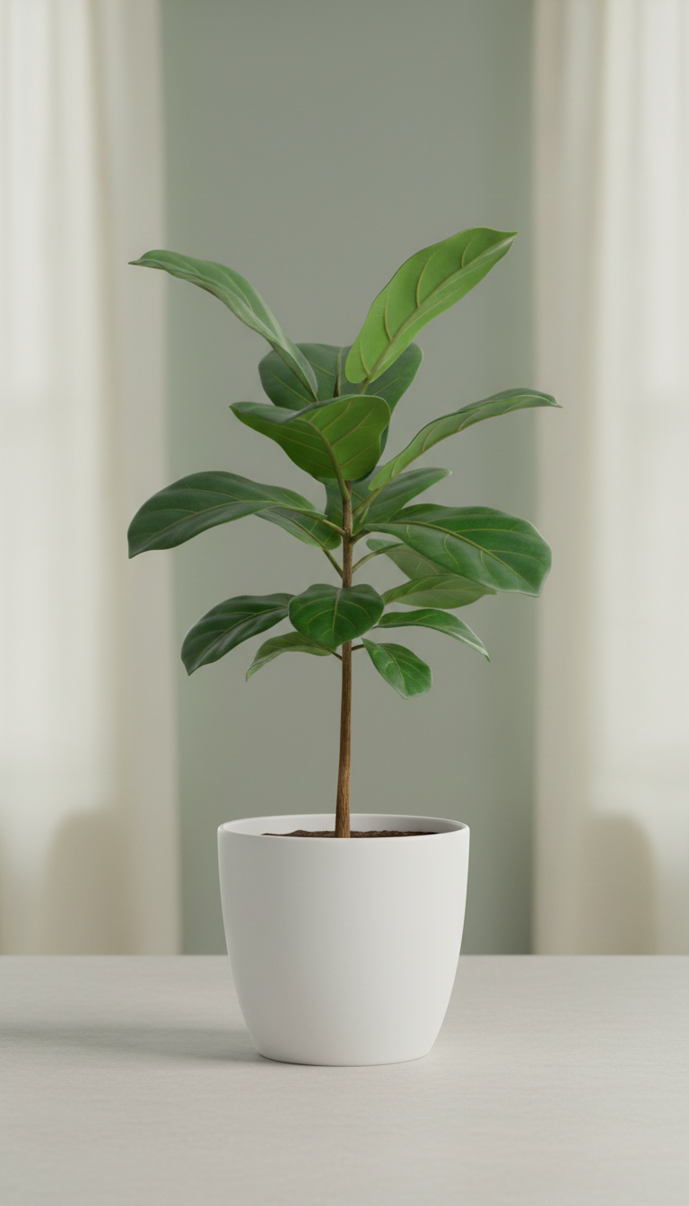 Fiddle Leaf Fig in Matte Planter